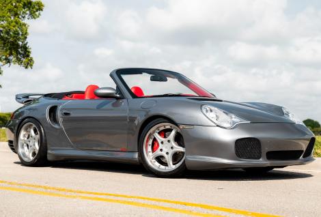 6k-Mile 2002 Porsche 911 Carrera 4 Cabriolet Gemballa GTR 500 6-Speed