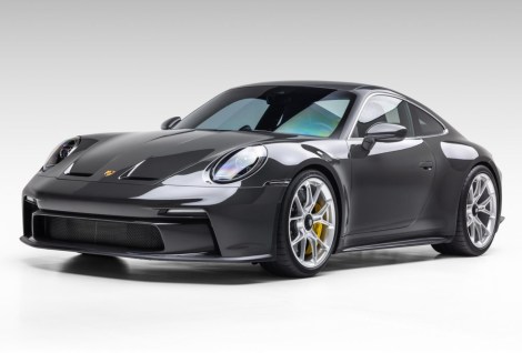 2,100-Mile Slate Gray 2022 Porsche 911 GT3 Touring 6-Speed
